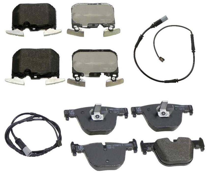 BMW Disc Brakes Kit - Pads Front and Rear